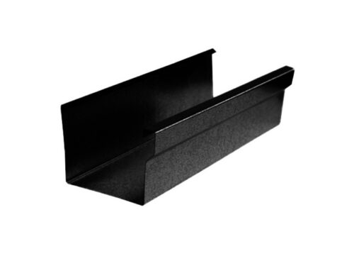 FeZn Olučne cevi Crna Ral 9005 - Horinzotala Četvrtasta 333 mm