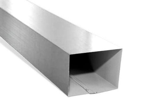 FeZn Olučne cevi Natur – Vertikala Četvrtasta 90×65 mm