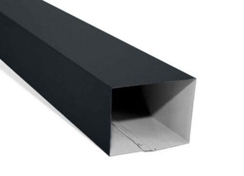 FeZn Olučne cevi Siva Ral 7016 – Vertikala Četvrtasta 90×65 mm