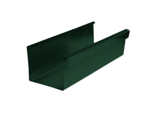 FeZn Olučne cevi Zelena Ral 6028 – Horinzotala Četvrtasta 333 mm