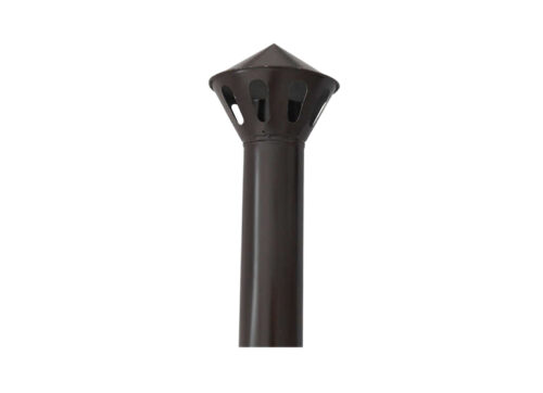 FeZn Ventilacija Braon Ral 8019 – 0.5mm fi 80 mm