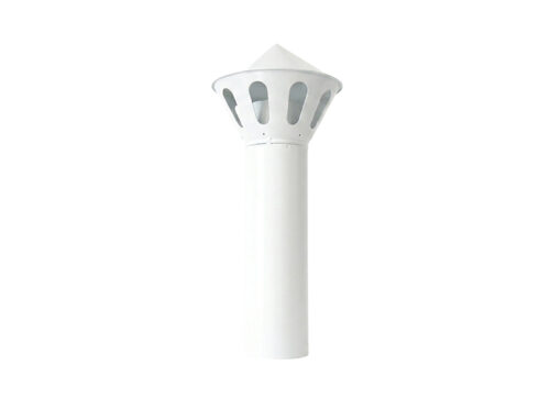 FeZn Ventilacija Bela Ral 9002 – 0.5mm fi 80 mm